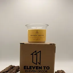 Eleven To Eleven Decor Yellow & Yellow 2 pieces Jar Candle image 3