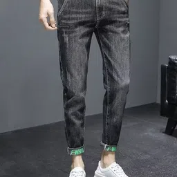 HERE&NOW Men Slash Knee Heavy Fade Jeans image 3