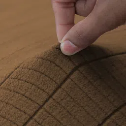 Myntra Elegant Homes Beige Checked Polyester 1 Piece Sofa Cover With Arms image 5