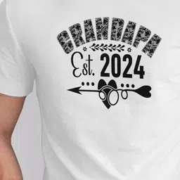 Seekbuylove Typography Printed Short Sleeves Bio Finish Cotton T-shirt image 5