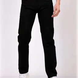 Stylox Men Cotton Clean Look Relaxed Fit Mid-Rise Jeans-image-7