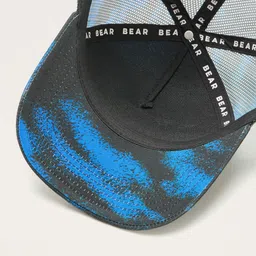 THE BEAR HOUSE Men Self Design Baseball Cap image 2