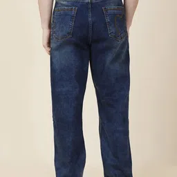 Being Human Men Classic Relaxed Fit Low Distress Light Fade Stretchable Jeans image 2