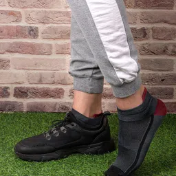 One8 Men Pack Of 5 Colourblocked Ankle-Length Socks image 5