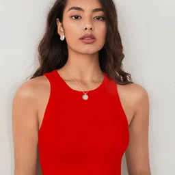 CILIMILI Women Ribbed Tank Crop Top-image-94