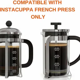 instacuppa Spare Glass Carafe for French Press Coffee Maker 600ml 6 Cups Coffee Maker image 2