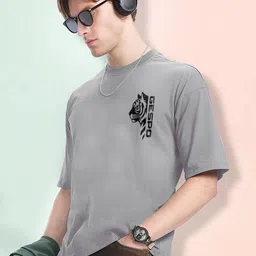 AUSK Graphic Printed Round Neck Short Sleeves Oversized Pure Cotton T-shirt-picture-47