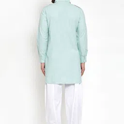 Moda Rapido Men Chikankari Pathani Kurta image 4
