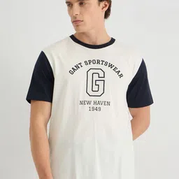 GANT Men Typography Printed Round Neck Cotton T-shirt-picture-15