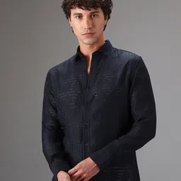 Banana Club Men Classic Slim Fit Semi Sheer Casual Shirt-picture-36