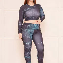 Keepfit Printed Round Neck Padded Two Piece Swim Set image 5