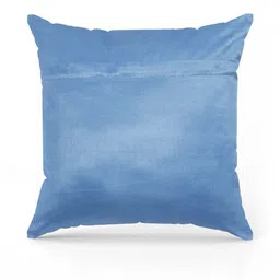 WISE HOME Set of 5 Blue Velvet Rectangle Cushion Covers image 2