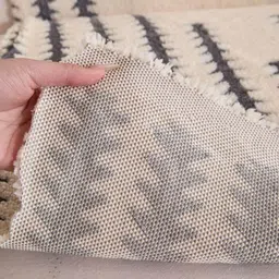 HOMETHREADS Grey & Cream-Coloured Printed Sofa Cover image 5