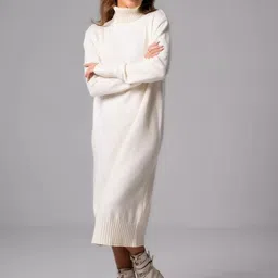 LULU & SKY High Neck Midi Jumper Dress-picture-33
