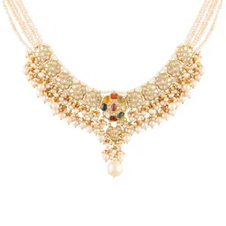 Tyaani Jewellery by Karan Johar Women Saumia Polki 22Kt Gold Necklace and Chains Diamond image 4