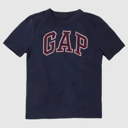 GAP Boy's Brand Logo Printed Pure Cotton T-shirt-image-76