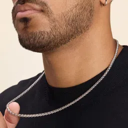 LITCHI Silver-Toned Stainless Steel Necklace-picture-12