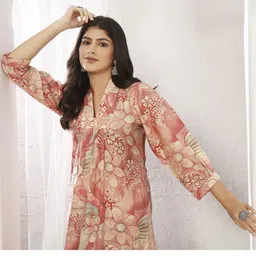 Moda Rapido Women Viscose Rayon Printed Co-ords image 2