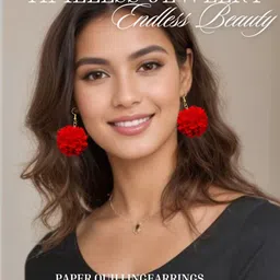 designers collection Adornity Women Beige Earrings image 3