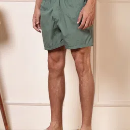 Rue Collection Men Cotton Mid-Rise Relaxed Fit Shorts image 4