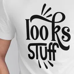 Seekbuylove Men Bio Finish Typography Printed Round Neck Pure Cotton T-shirt image 4