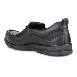 PRIVO by Inc.5 Men Textured Leather Formal Slip-On Shoes image 2