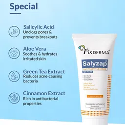 FIXDERMA Salyzap Face Cleanser With 2% Salicylic Acid - 15 ml image 5