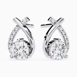 VALANOVA 18Kt Gold Lab Grown Diamond Earrings- 2.83g-picture-16