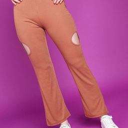 Popwings Women Self Design Relaxed High-Rise Easy Wash Regular Trousers-picture-35