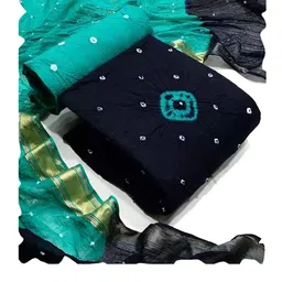 HMP Fashion Bandhani Printed Unstitched Dress Material image 2