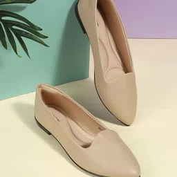 Mochi Women Pointed Toe Slip on Mules Flats-image-3