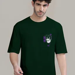 Kushi Flyer Men Naruto Graphic Printed Round Neck Relaxed Fit T-shirt-picture-42