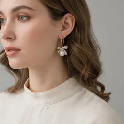 DIVASTRI Geometric Drop Earrings image 3