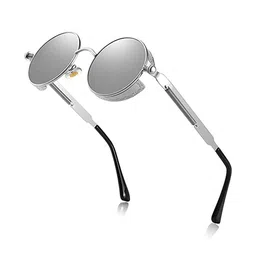 Being Better Unisex Full Rim Round Sunglasses With UV Protected Lens SGLGN5H9GBYBEJGR image 4