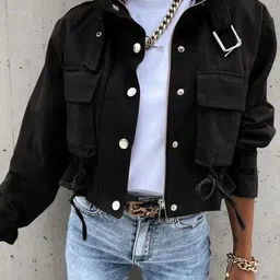 HERE&NOW Women Crop Tailored Jacket-picture-48