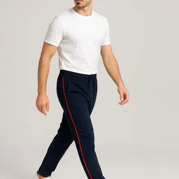 ULLAS Men Mid-Rise Slim-Fit Stretchable Rapid-Dry Track Pants-picture-12