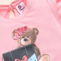 Annie Girls Printed Long Sleeves Pure Cotton Sweatshirt With Joggers image 5