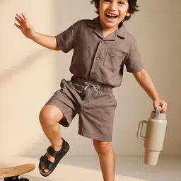 TALES & STORIES Boys Embroidered Shorts image 4