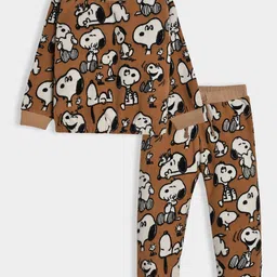 MiArcus Kids Peanuts Snoopy Printed Top With Coordinating Pajama image 1