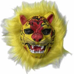 yoa, pack of 2 shera wali maa ,lion face mask for men and kids Decorative Mask-image-7
