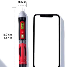 uptodateprouducts Wintact Adjustable Sensitive, Live/Null Wire Breakpoint Tester with Flashlight Digital Voltage Tester image 5