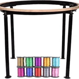 qroof Aari Work Materials 16 inch Aari Stand Colorful Zari-picture-24