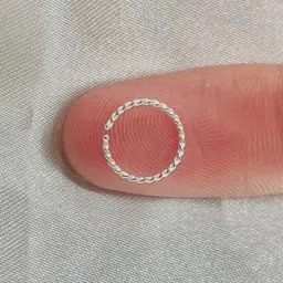 RENU CREATION Silver Nose Stud-image-1