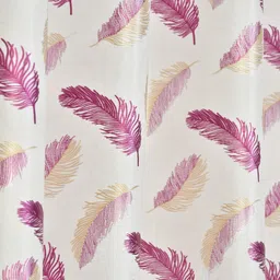 ruhi home furnishing 152 cm (5 ft) Window Polyester Semi Transparent Curtain (Pack Of 4) image 3