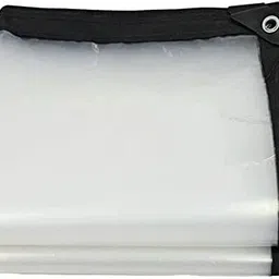 diamond america Transparent Tarpaulin Waterproof 20 x 10 ft Eyelets Dustproof Rainproof Tent - For Tarpaulin 650 GSM Plastic Tarpaulin Pr-picture-19