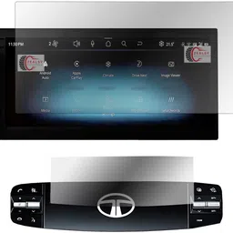 Zealsy Impossible Screen Guard for Compatible For TATA NEXON FEARLESS PLUS 10.25Inch Infotainment System With Steering Screen Guard Protector Accessories-picture-18