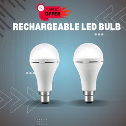 frony Rechargeable Emergency Bulb 12W Inverter Rechargebale Emergency Bulb_Pack_2SF474 3 hrs Bulb Emergency Light image 1