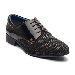 MICHAEL ANGELO Men Textured Formal Derbys image 1