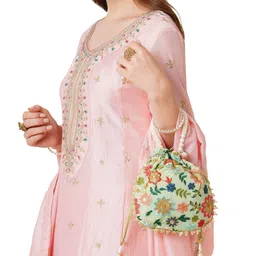 Lavie Jiya Embroidered Potli Clutch-picture-42