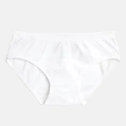 Marks & Spencer Kids Pack of 2 White Solid Briefs image 2